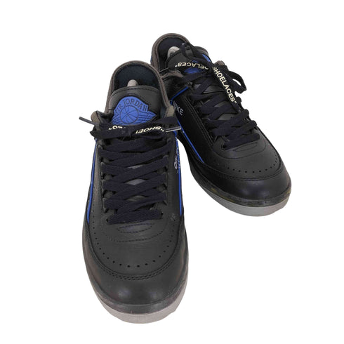 オフホワイト OFF-WHITE 21AW Air Jordan 2 Low Black and Varsity Royal メンズ JPN:26