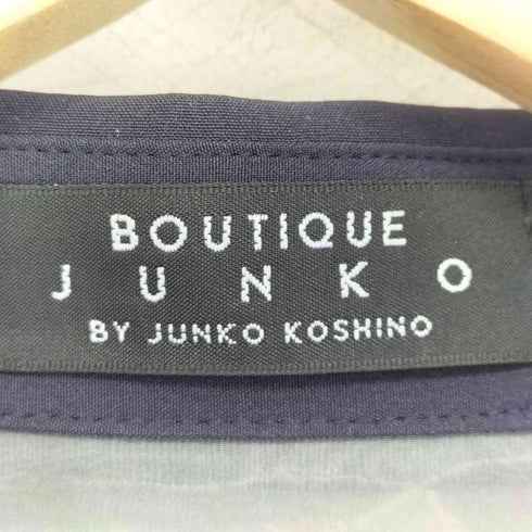 ジュンココシノ JUNKO KOSHINO シアー シャツ ワンピース レディース LL