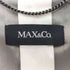 マックスアンドコー MAX&CO. ピークドラペル ダブルテーラードジャケット レディース EUR:46