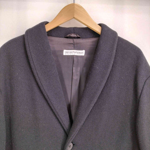 エンポリオアルマーニ EMPORIO ARMANI イタリア製 ウール混 ロングコート メンズ