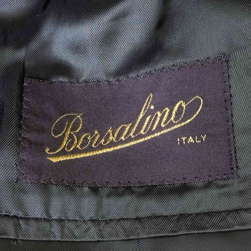 ボルサリーノ Borsalino イタリア製 ウールテーラードジャケット メンズ JPN:46