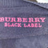 バーバリーブラックレーベル BURBERRY BLACK LABEL ロゴ刺繍 ウール Vネック カーディガン メンズ JPN:3