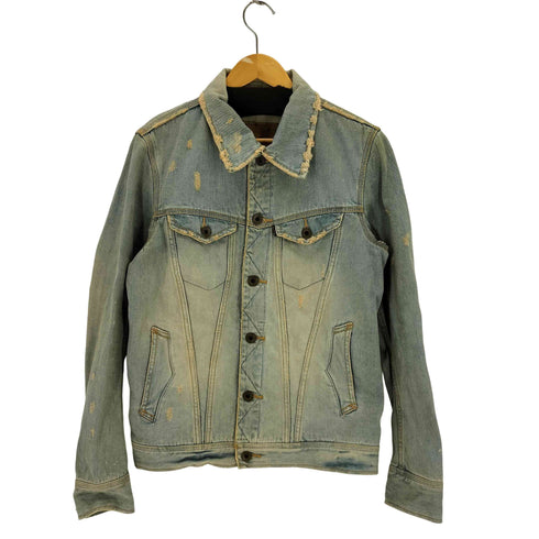 ゴア goa GENUINE VINTAGE GOA ダメージ加工デニムジャケット Y2K メンズ JPN:2