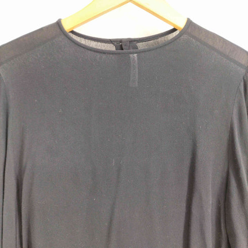 エンポリオアルマーニ EMPORIO ARMANI レーヨン100 バック シェルボタン ブラウス レディース EUR:42