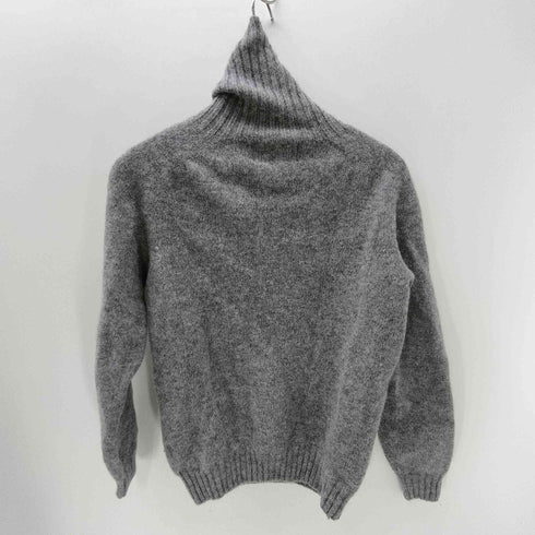 ハーレーオブスコットランド HARLEY OF SCOTLAND スコットランド製 LAMBSWOOL 100% ラムズ ウール タートルネック ニット セーター レディース EUR:42