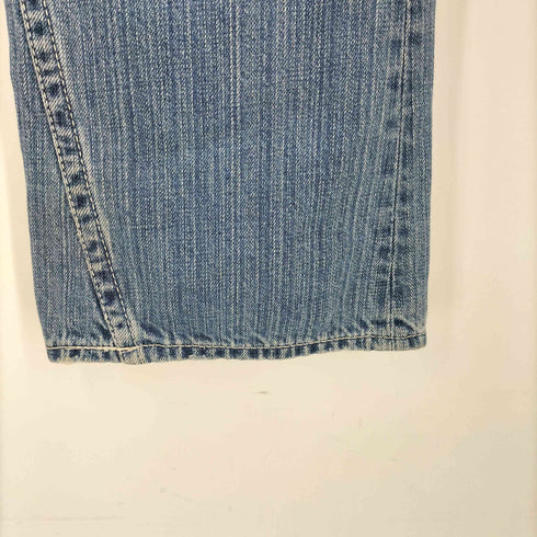 YASOSH 00S Y2K ワイドレッグ フレア デニム パンツ ベルボトム メンズ L