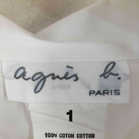 アニエスベー agnes b. コットン ボタンシャツ レディース JPN:1