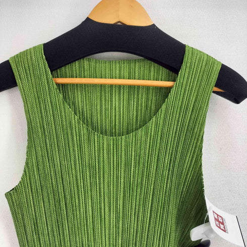 プリーツプリーズイッセイミヤケ PLEATS PLEASE ISSEY MIYAKE メランジツイルプリント プリーツ ノースリーブ レディース JPN:4