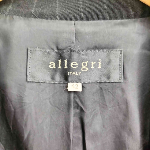 アレグリ allegri ストライプテーラードジャケット レディース EUR:42