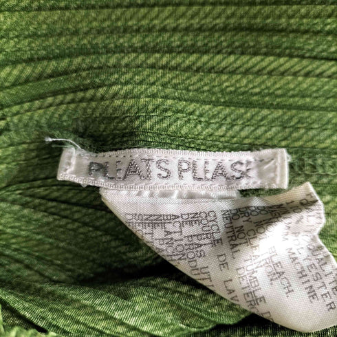 プリーツプリーズイッセイミヤケ PLEATS PLEASE ISSEY MIYAKE メランジツイルプリント プリーツ Vネック カーディガン レディース JPN:4