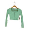 ザラ ZARA Knit cropped Jacket レディース S