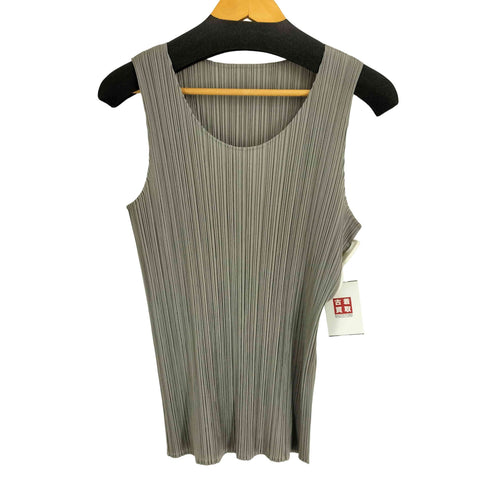 プリーツプリーズイッセイミヤケ PLEATS PLEASE ISSEY MIYAKE ノースリーブ プリーツカットソー レディース JPN:4
