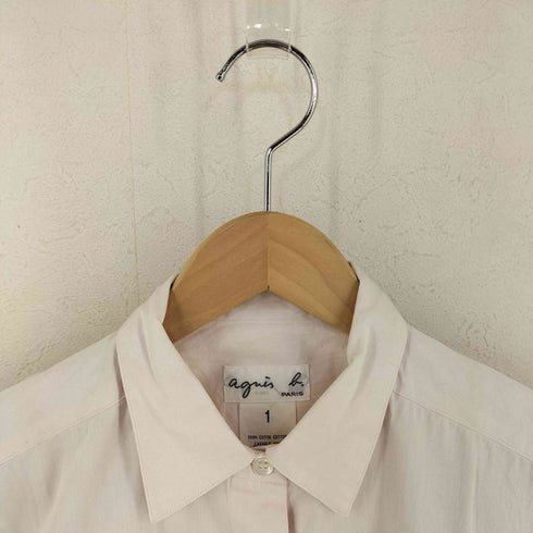 アニエスベー agnes b. コットンボタン シャツ レディース JPN:1