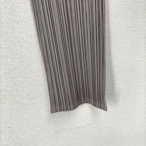 プリーツプリーズイッセイミヤケ PLEATS PLEASE ISSEY MIYAKE ノーカラー プリーツ カーディガン レディース JPN:4