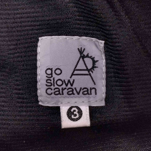 ゴースローキャラバン go slow caravan ブラック イージーパンツ メンズ JPN:3