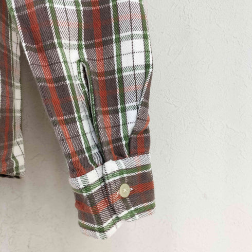 カムコ CAMCO コットン チェック柄 ダブルポケット シャツ メンズ import:M