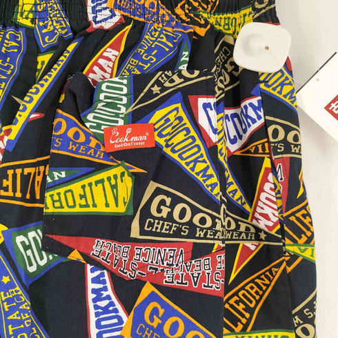 クックマン COOKMAN 総柄 シェフパンツ メンズ JPN:XL