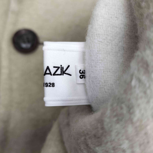 ルグラジック le glazik ノーカラー ウール リバーシブルコート レディース JPN:36