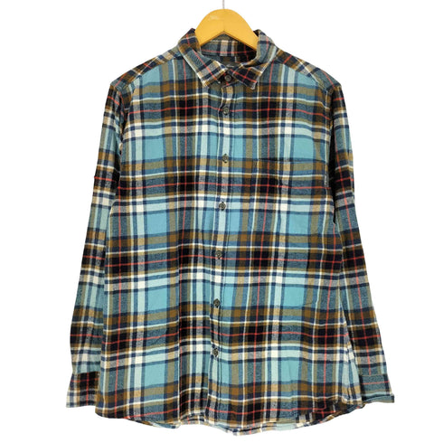 エディーバウアー Eddie Bauer チェック ネルシャツ メンズ import:M
