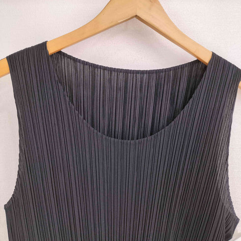 プリーツプリーズイッセイミヤケ PLEATS PLEASE ISSEY MIYAKE ノースリーブ プリーツカットソー レディース JPN:4