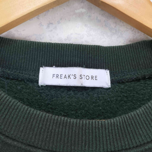 フリークスストア FREAKS STORE LOUISIANA フロント刺繍クルーネックスウェット メンズ M