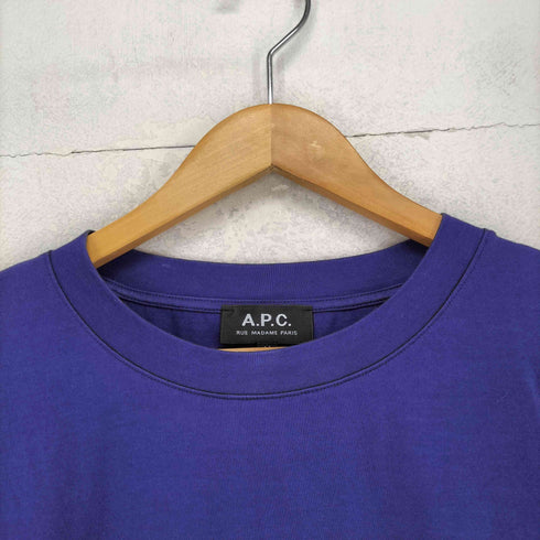 アーペーセー A.P.C. 別注オーバーサイズ ロゴプリント Tシャツ メンズ M