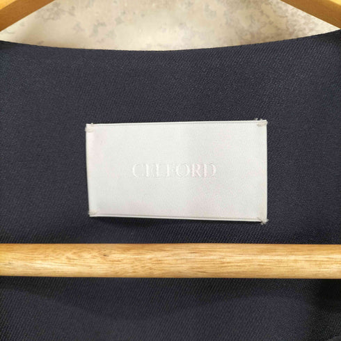 セルフォード CELFORD タックデザインペプラムセットアップ レディース 38