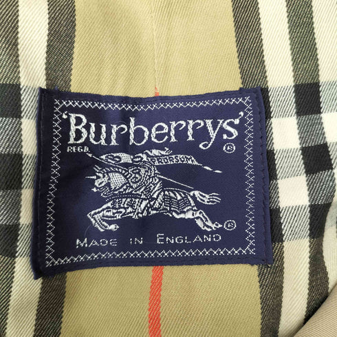 バーバリーズ BURBERRYS 裏地ノバチェック ステンカラーコート メンズ