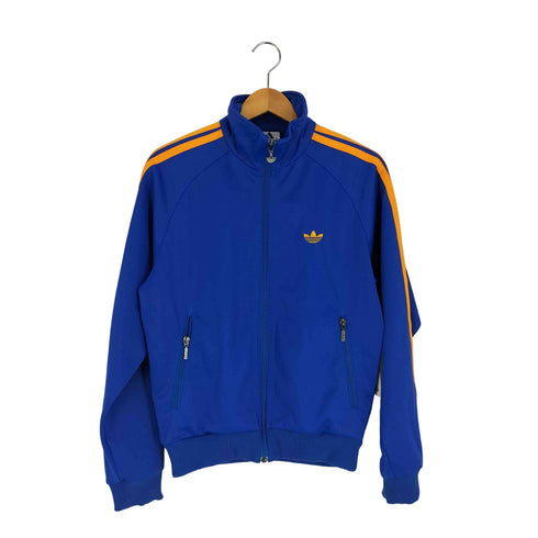アディダス adidas 90s デサント製 スリーライン ツートン トラックジャケット メンズ M-L