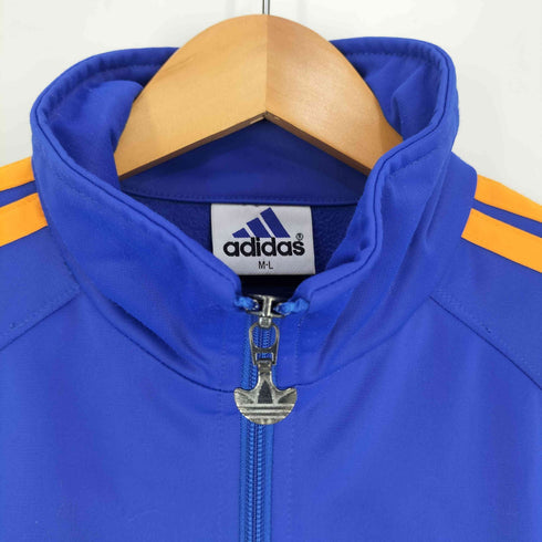 アディダス adidas 90s デサント製 スリーライン ツートン トラックジャケット メンズ M-L