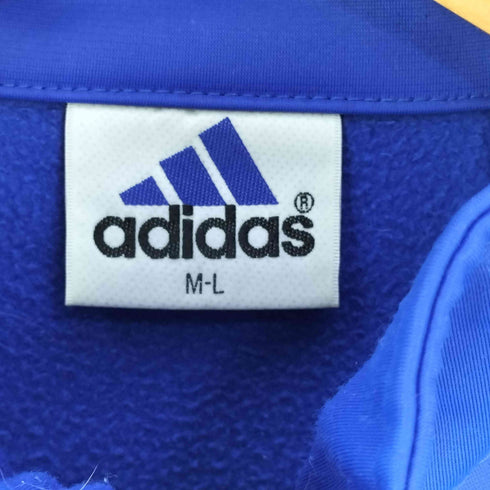 アディダス adidas 90s デサント製 スリーライン ツートン トラックジャケット メンズ M-L