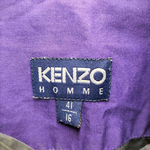 ケンゾーオム KENZO HOMME 比翼ボタンシャツ メンズ 41-16
