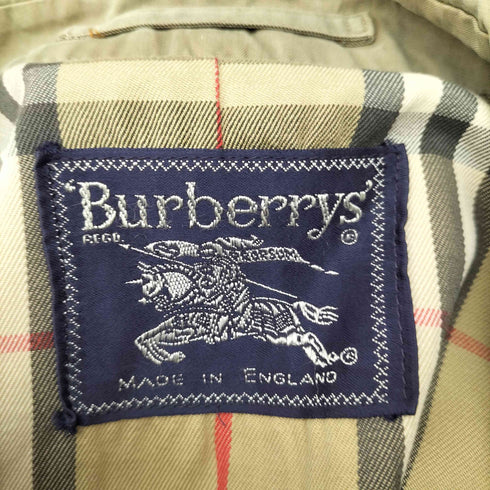 バーバリーズ BURBERRYS 玉虫 裏地ノバチェック ステンカラーコート レディース