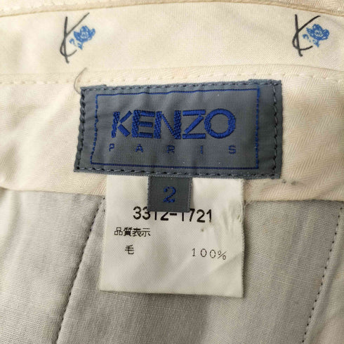ケンゾーオム KENZO HOMME ウールスラックスパンツ メンズ JPN:2