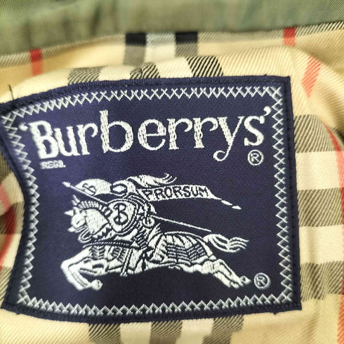 バーバリーズ BURBERRYS 玉虫 裏地ノバチェック ステンカラーコート メンズ