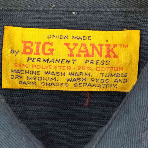 ビッグヤンク BIG YANK 70S ポリコットン ワークシャツ メンズ