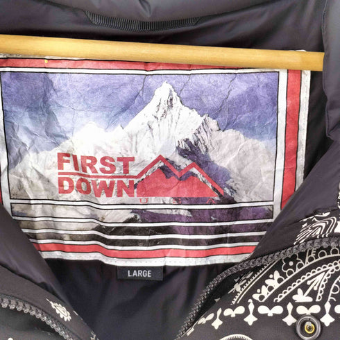 ファーストダウン FIRST DOWN バンダナショートダウン FREAKS別注 メンズ JPN:L