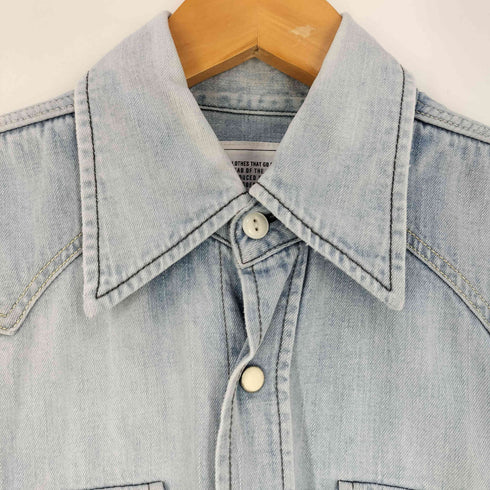 エフオービーファクトリー FOB FACTORY ウエスタン デニムシャツ メンズ 36-H