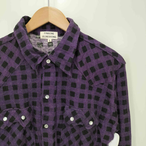 F/PARKING チェック柄 ウエスタンシャツ メンズ JPN:L