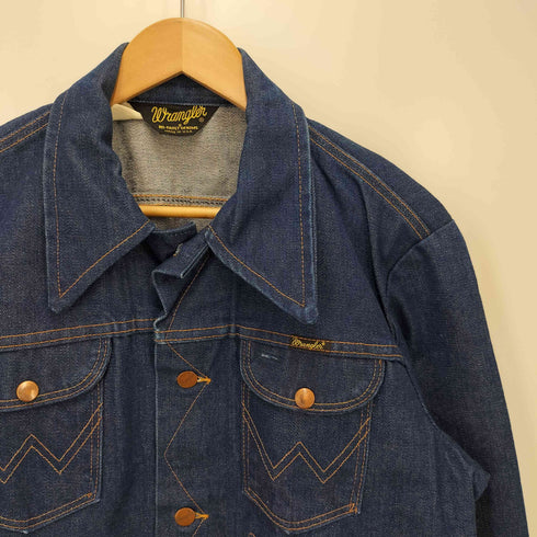 ラングラー Wrangler 70S-80S USA製 126MJ デニムトラッカージャケット 濃紺 ミントコンディション メンズ JPN:42