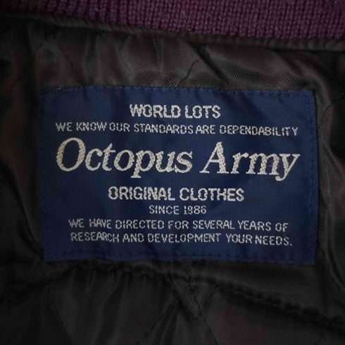 オクトパスアーミー OCTOPUS ARMY 90S 袖レザー スタジャン メンズ
