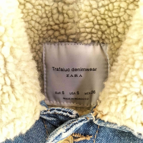 ザラ ZARA 裏ボアデニムコート レディース import:S