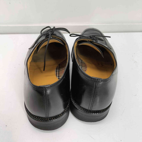 バーバリーロンドン BURBERRY LONDON 日本製 ノバチェック インソール Uチップ レースアップ レザー ドレス シューズ メンズ JPN:26.5