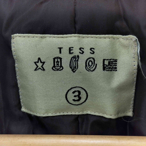 コットン ロング ダブルライダースジャケット メンズ 3