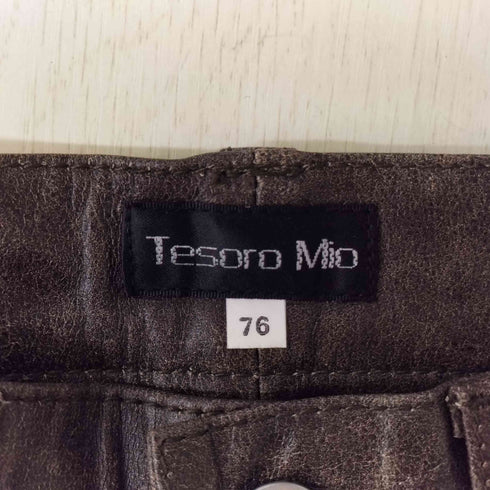 TESORO MIO ラムレザー パンツ メンズ 76