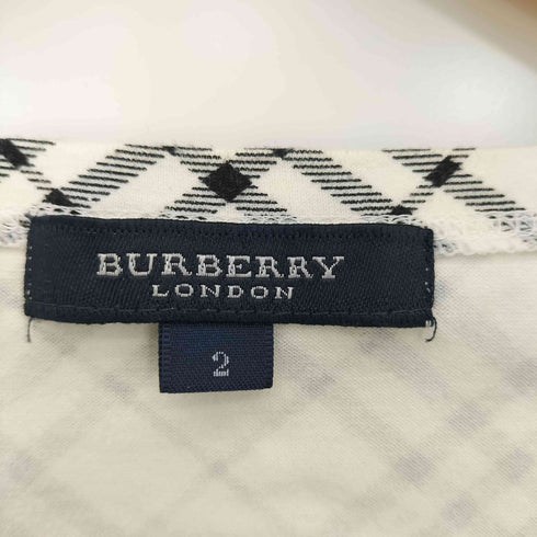 バーバリーロンドン BURBERRY LONDON ノバチェック スクエアネック 七分丈 カットソー レディース 2