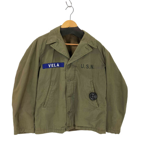ユーエスネイビー U.S.NAVY 40s N-4 フィールドジャケット TALONジップ コの字機構 メンズ