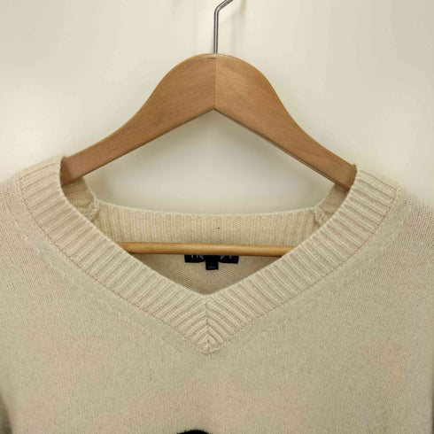 インディヴィ INDIVI ウールカシミヤ Vネックニット レディース 13