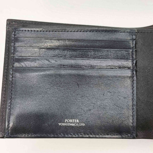 ポーター PORTER PLUME レザー 二つ折り ウォレット メンズ