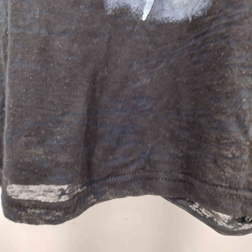BAY ISLAND アーティストプリント クルーネックTシャツ Y2K レディース import:S